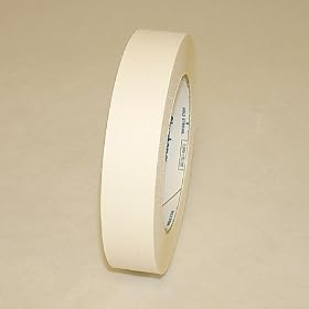 Shurtape CP-632 Colored Masking Tape: 1 in. x 60 yds. (White)