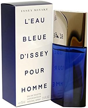 [Enter Perfume] L'eau Bleue D'issey Pour Homme By Issey Miyake for Men 2.5 Oz.