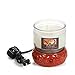 Hosley Candle Company Red Ceramic Electric Fragrance Warmer. Ideal for spa and aromatherapy. Use with HOSLEY brand wax melts / cubes, essential oils and fragrance oils.