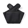 Hotties Soothing Backwrap Microwavable Heat Wrap for Lower Back Pain Relief Black