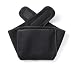 Hotties Soothing Backwrap Microwavable Heat Wrap for Lower Back Pain Relief Black