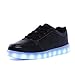 CIOR Mens Womens Boys Girls 11 Colors Led Sneakers Light Up Flashing Shoes for Halloween,101A,01,37