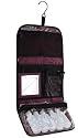 Modella Basics Black Hanging Organiser Style Travel Toiletry Bag