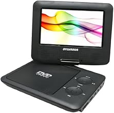 Sylvania Portable DVD Player SDVD7027-C, 7-Inch, Swivel Screen, Black