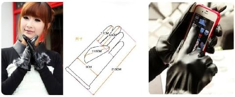 Women's Touch Screen Leather Winter Gloves Iphone Ipad Smart Phone