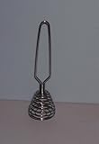 Chrome Churn Beater Coil Whisk - 7 Inch