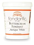 Fondarific Buttercream Antique White Fondant, 2-Pounds