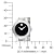 Movado Women's 604759 Amorosa Stainless-Steel Bangle Bracelet Watch from Movado