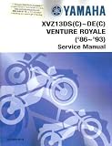 Official 1986-1993 Yamaha XVZ13 VENTURE Factory Service Manual