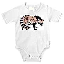 Onesie with animals, america, raccoon, south