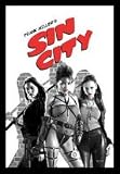 Sin City Rosario Dawson Devon Aoki New Art Gold Wood-Mounted Poster Print - 24