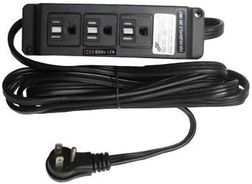 Specialty Lighting Sl5000.0001 10Ft. Harness 3 Outlet Surface Safty Cord