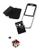 Nokia 6233 Accessoire - Facades-Coque Noir + Cadeau Surprise