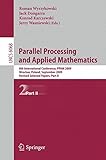 Parallel processing and applied mathematics : 8th international conference, PPAM 2009, Wrocław, Poland, September 13-16, 2009 : revised selected papers