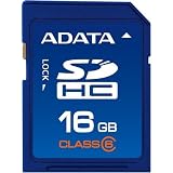 A-DATA 16 GB Class 6 SDHC Flash Memory Card 16GSDHC6AP