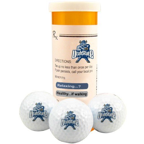 Utah State Aggies Rx Three Pack Golf Balls