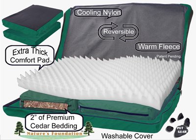Pet Gear Nature's Foundation Dog Bed 42
