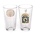 Guinness Assorted 16 oz. Vintage Ad Pub Pint Beer Glass, Set of 4