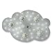 Kinderlampe LED weiß Sternenwolke silber | Kids Lamp LED Stars&Clouds in silver-white