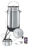 Eastman Outdoors 30-Quart, Professional-Grade Ultimate Outdoor Stockpot Cooking Set
