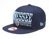 NFL Unisex Adult Tennessee Titans Lateral Snapback Cap (Blue, One Size Fits All)