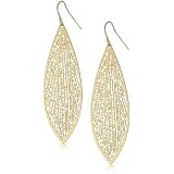 Nervous System Cross-Venulate Gold-Plated Earr