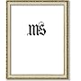 10x13 / 10'' x 13'' Frame for Picture Photo or Poster, Off-white & Gold, style #612