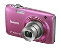 Nikon Coolpix S3100 Digitalkamera (14 Megapixel, 5-fach opt. Zoom, 6,7 cm (2,7 Zoll) Display, HD Video, bildstabilisiert) pink