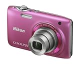 Nikon Coolpix S3100 Digitalkamera (14 Megapixel, 5-fach opt. Zoom, 6,7 cm (2,7 Zoll) Display, HD Video, bildstabilisiert) pink