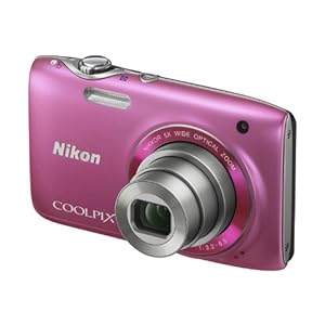 Nikon Coolpix S3100 Digitalkamera (14 Megapixel, 5-fach opt. Zoom, 6,7 cm (2,7 Zoll) Display, HD Video, bildstabilisiert) pink