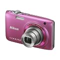 Nikon Coolpix S3100 Digitalkamera (14 Megapixel, 5-fach opt. Zoom, 6,7 cm (2,7 Zoll) Display, HD Video, bildstabilisiert) pink