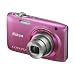 Nikon Coolpix S3100 Digitalkamera (14 Megapixel, 5-fach opt. Zoom, 6,7 cm (2,7 Zoll) Display, HD Video, bildstabilisiert) pink