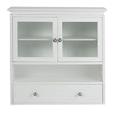 Classic Wooden Wall Cabinet - White