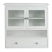 Kitchen & Housewares : Classic Wooden Wall Cabinet - White