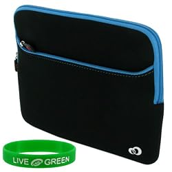 BlackwithBlueTrimDual-PocketNeopreneSleeveCaseforAppleiPad3GWi-Fi(iPadNOTIncluded)