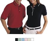 Devon & Jones - Ladies' Tipped Pique Polo (D120W)