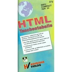 HTML-Referenz f�r die Versionen bis 3.2, Taschentabelle