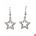 Earrings - E106 - Crystal Star ~ Clear