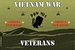 Veterans Vietnam War Small Vehicle Bumper Sticker