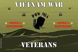 Veterans Vietnam War Small Vehicle Bumper Sticker