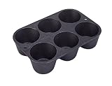 Lodge 6-Cup Straight-Sided Muffin Pan