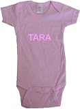 TARA - Name Series - White, Blue or Pink Onesie / Baby T-shirt