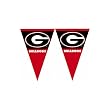 Georgia Bulldogs NCAA 25Ft String Of 6 x 9 Party Pennants (Flags) by BSI Products Inc.