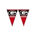Georgia Bulldogs NCAA 25Ft String Of 6 x 9 Party Pennants (Flags) by BSI Products Inc.