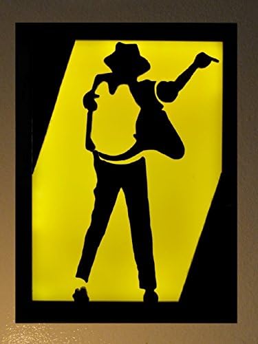 Michael Jackson Led Light Box 3D Wax Painting