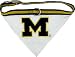 NCAA Dog Collar Bandana, Large, University of Michigan Wolverines