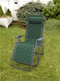 Gravity Free Lounger - Olefin - Green/Black Frame