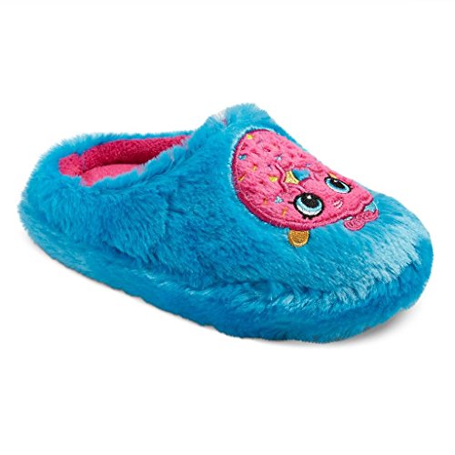 Shopkins Little Girls' Plush Applique Slippers