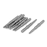 uxcell マグネチックスクリュードライバービット 六角シャンク 6 mm 1.5mm H3 スクリュー ドライバー ビット 10 本入り 60mm長さ