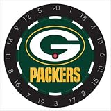 NFL Green Bay Packers Bristle Dart Board With Darts And Flights